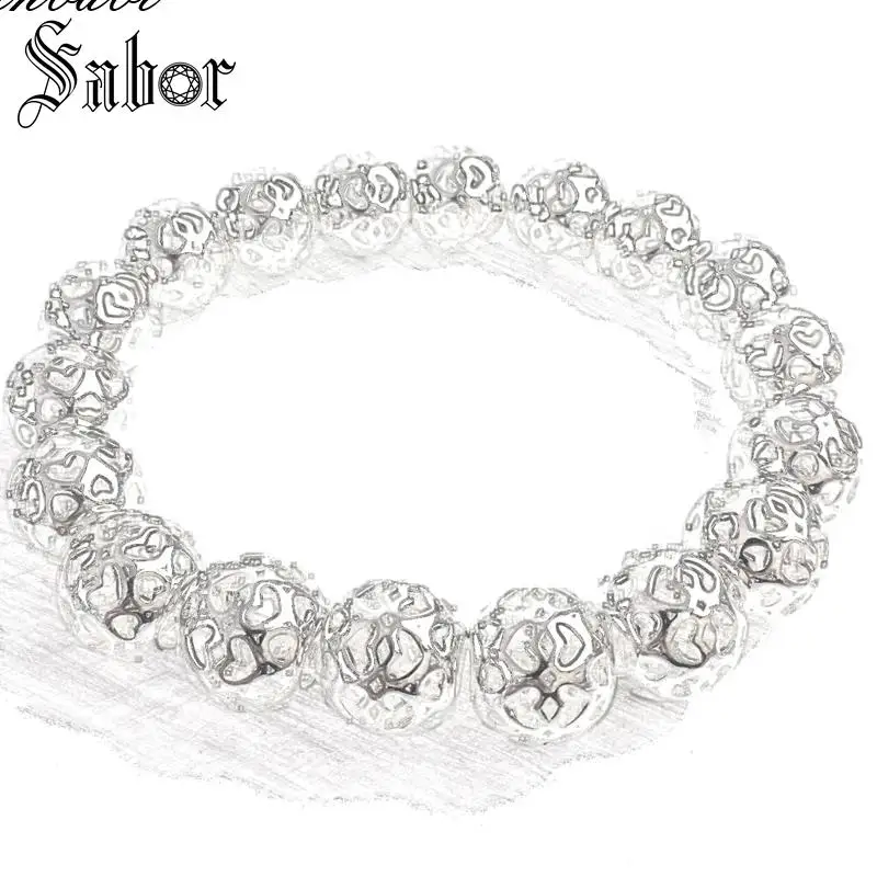 Женский 10 мм сердечки бусины браслеты 2020 Супер предложения сердце подарок в