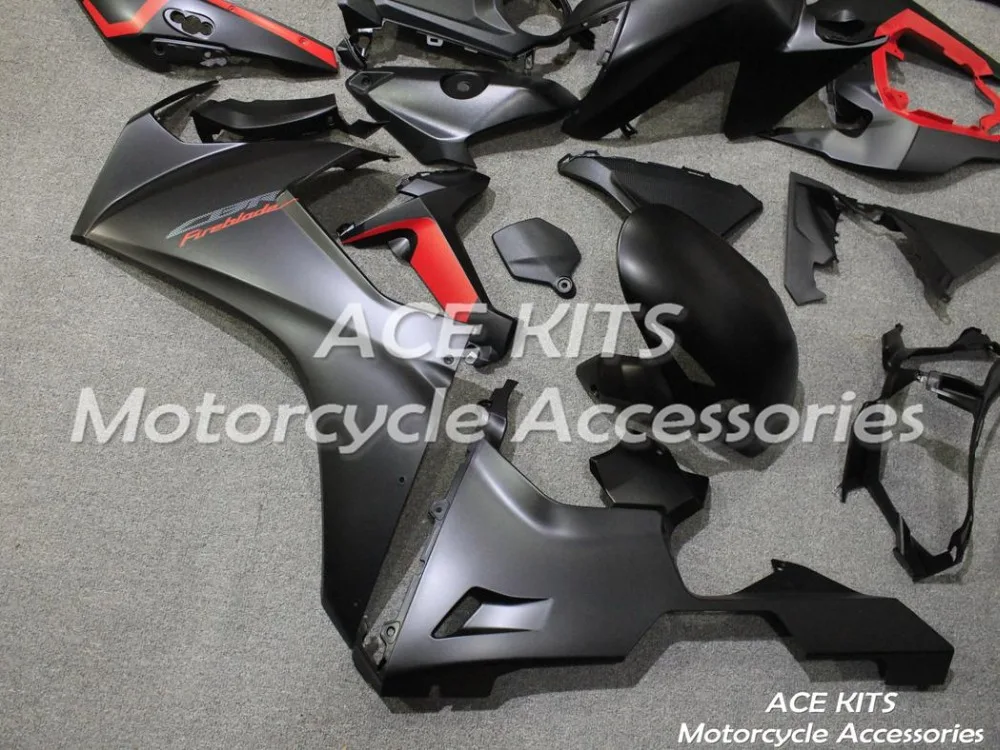 Мотоциклетный обтекатель abs комплект для HONDA CBR1000RR корпусные детали плесень черный красный Магазин № 0039