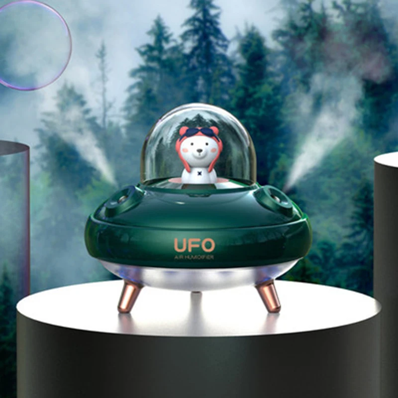 Увлажнитель-ночсветильник UFO с USB-зарядкой для дома и офиса | Лампы освещение