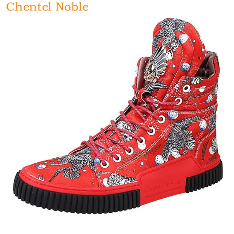 Мужские кроссовки в китайском красном стиле роскошные Прогулочные для ношения