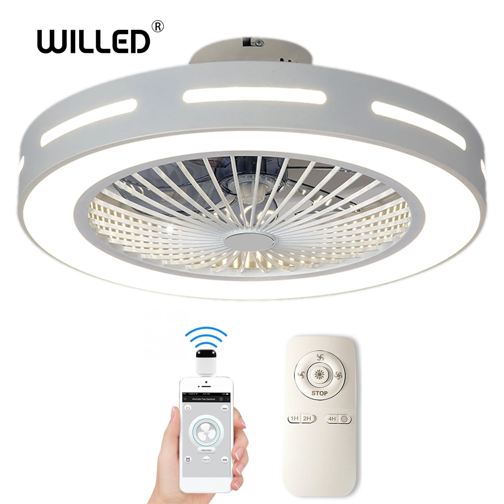 Современный 19 дюймов потолочные люстры-вентиляторы Обеденная Спальня жизни