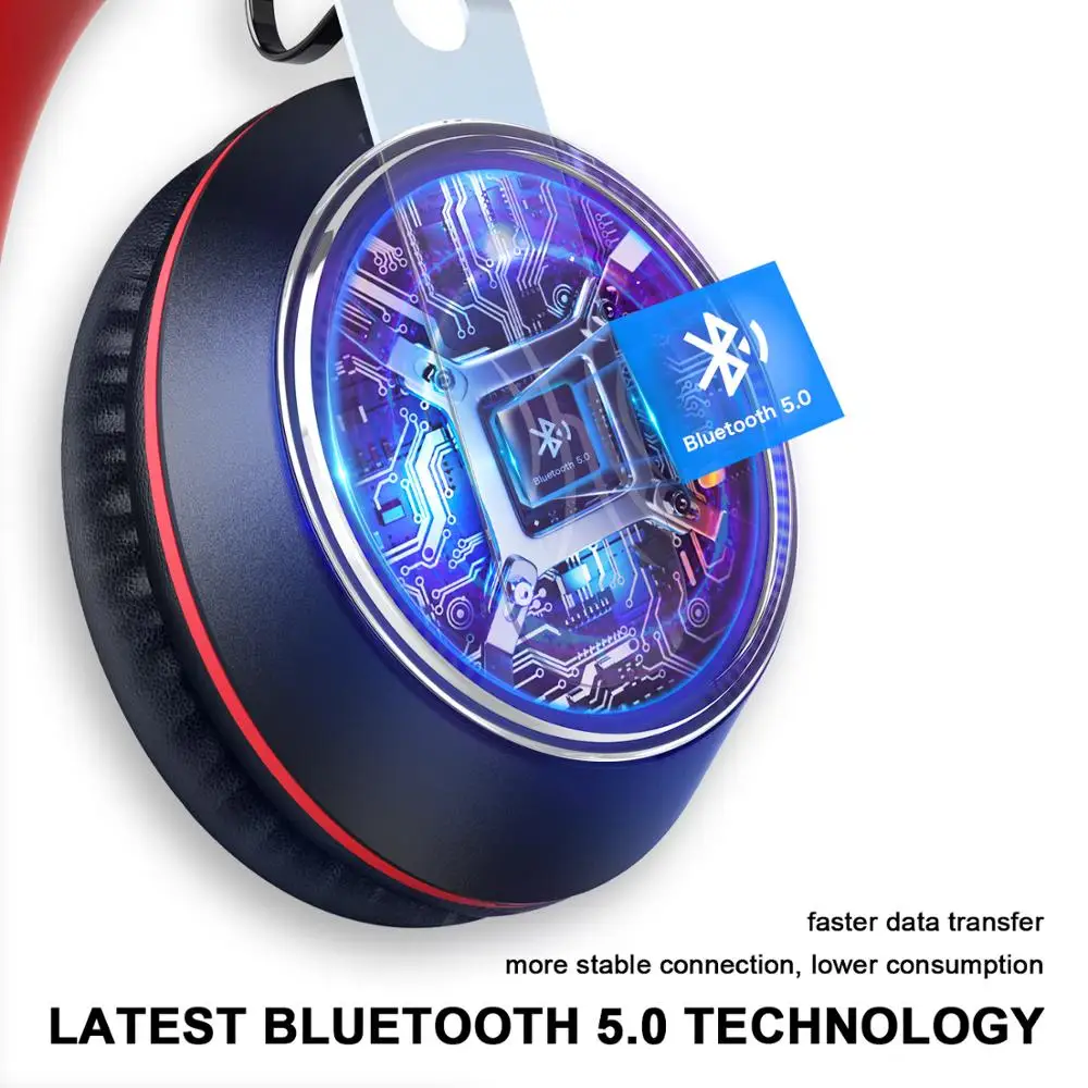 Oneodio Bluetooth наушники с микрофоном Спортивная беспроводная гарнитура 5 0 Накладные