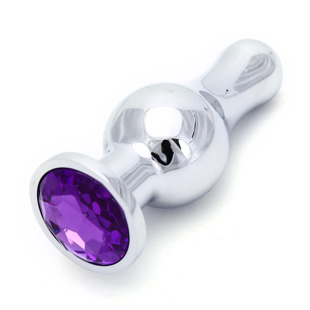 Металлическая Анальная пробка S/M/L Анальный силиконовый расширитель массажная