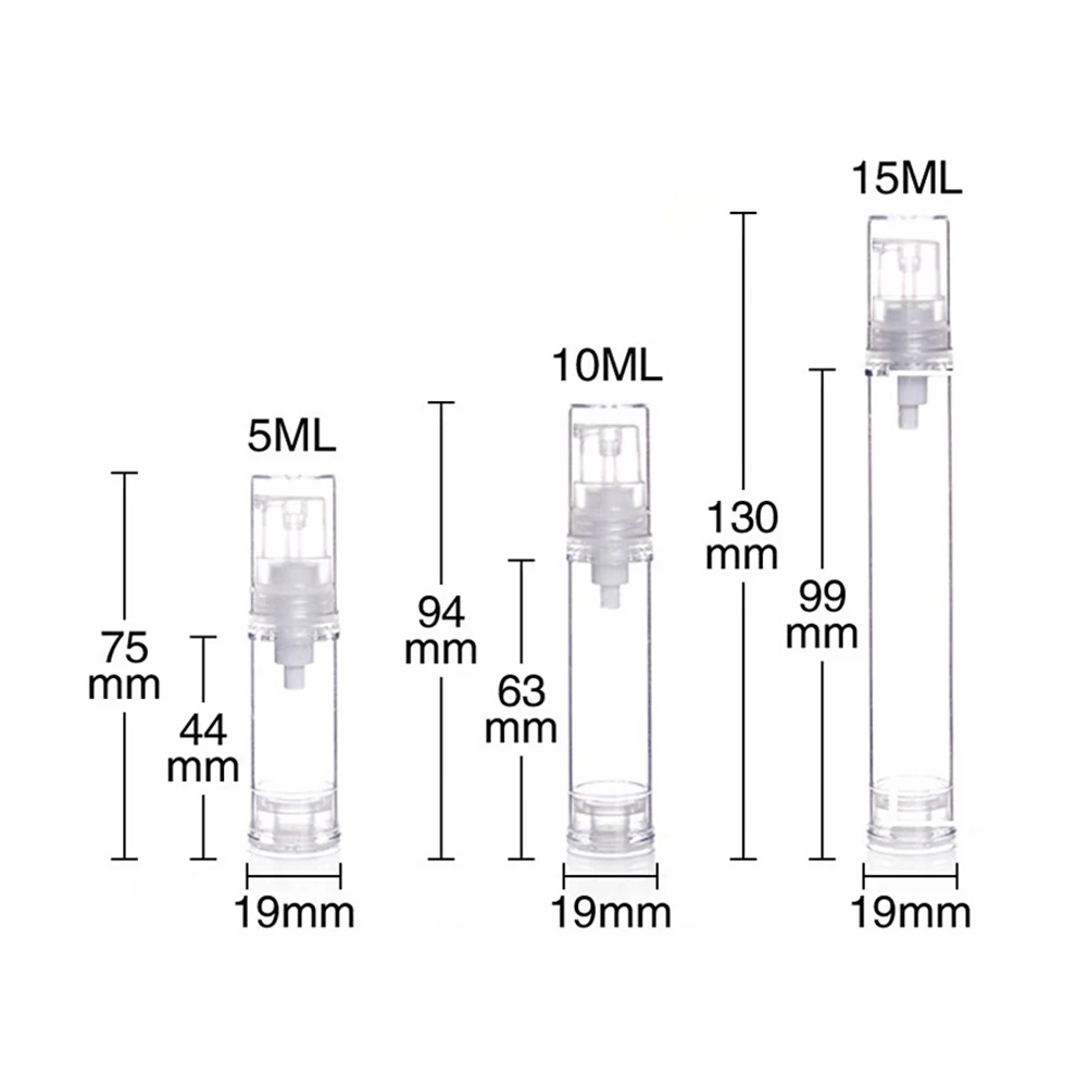 Дорожная Косметическая упаковка 1 шт. пустой безвоздушный флакон для