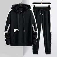 oversize m 8xl casual tracksuit hooded sweatshirt spring autumn mens top sets sportswear pullover hoodiepant 2pcs jogging suit