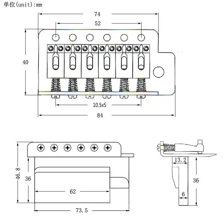6 saiten gitarre brücke sattel saitenhalter für gitarre strat sq st elektrische gitarre tremolo brücke standard gitarre zubehör fr