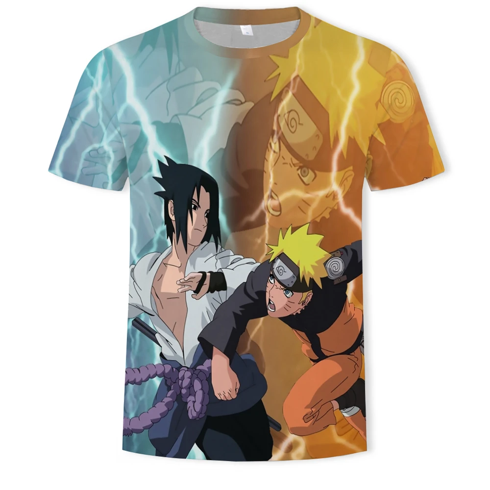 

Japanese anime street personality male T-shirt fashion summer oversized T-shirt clothes 3D printing trend