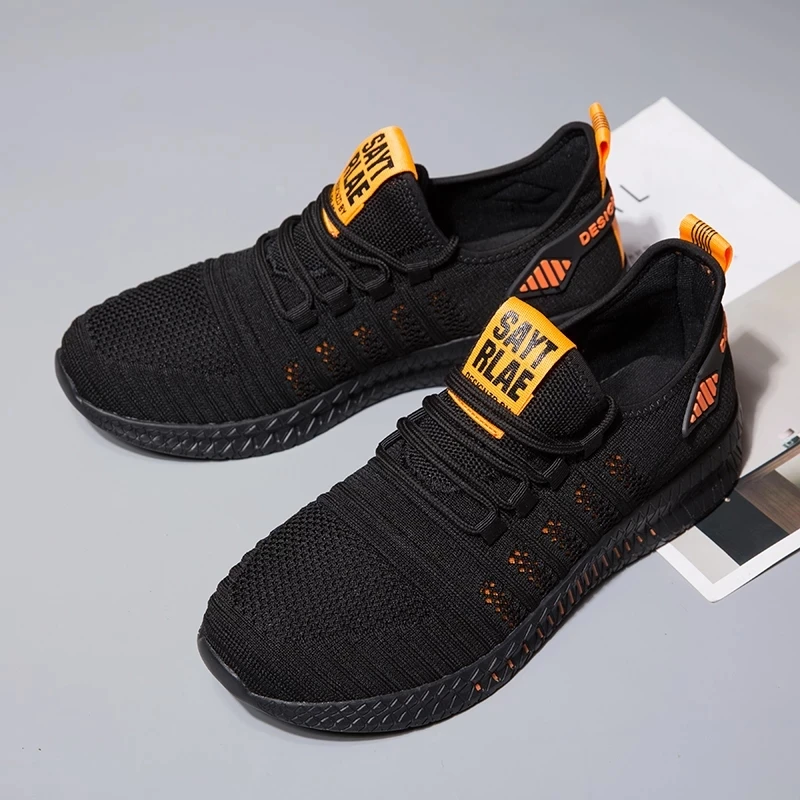 

Sport baseball Men Shoes Mesh Breathable Men Sneakers New Cushioning Casual Balck Shoes Lightweight Zapatillas De Deporte