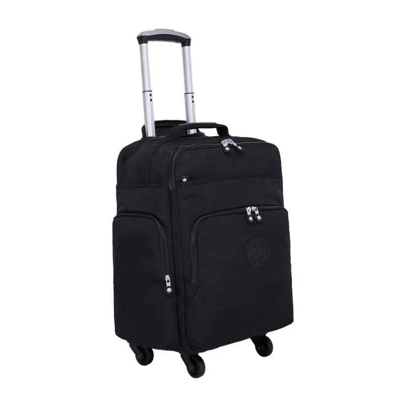 Универсальный дорожный деловой чемодан на колесиках нейлоновая дорожная