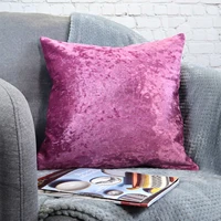 nordic housse de coussin for living room home decorative pink pillow case ice crushed velvet 18x18inch cushion covers no insert