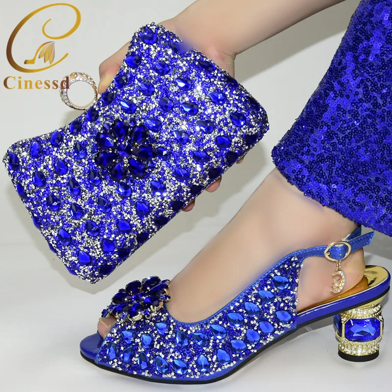 Новинка Итальянская обувь с сумочкой в комплекте Свадебный комплект из