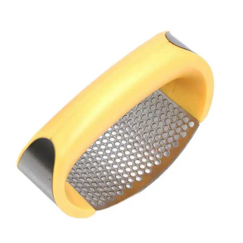 

1PC Garlic Press Stainless Steel Garlic Crusher For Cutting Onion Ginger Garlic Comfortable ABS Handle Kitchen Accessories Tools