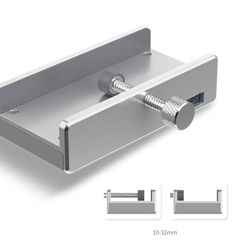 ORICO USB концентратор USB 3,0 концентратор зарядный концентратор Профессиональный зажим дизайн Алюминиевый сплав 4 порта портативный размер туристическая станция для ноутбука