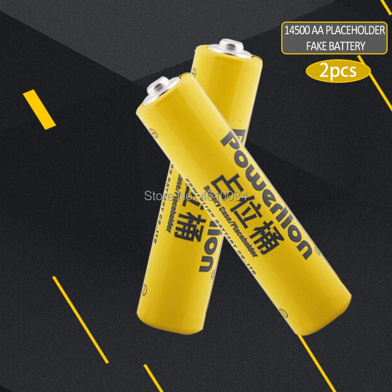 2 шт. поддельные литий ионные батарейки 14500|Батарейки| |