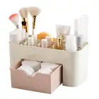 Ящик Органайзер для косметики, коробка для хранения кистей для макияжа, Настольная коробка для украшений, товары для ухода за кожей, классифицированная Туалетная коробка, чехол