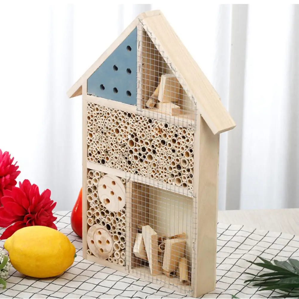 Отель насекомых дом коробка с пчелами кормления домашних животных гнездо