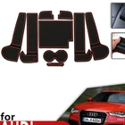 Противоскользящий резиновый коврик для подстаканника, дверной паз для Audi A6 C7 4G RS6 S6 S line RS 6 2011 2012 2013 2014, аксессуары, коврик для телефона