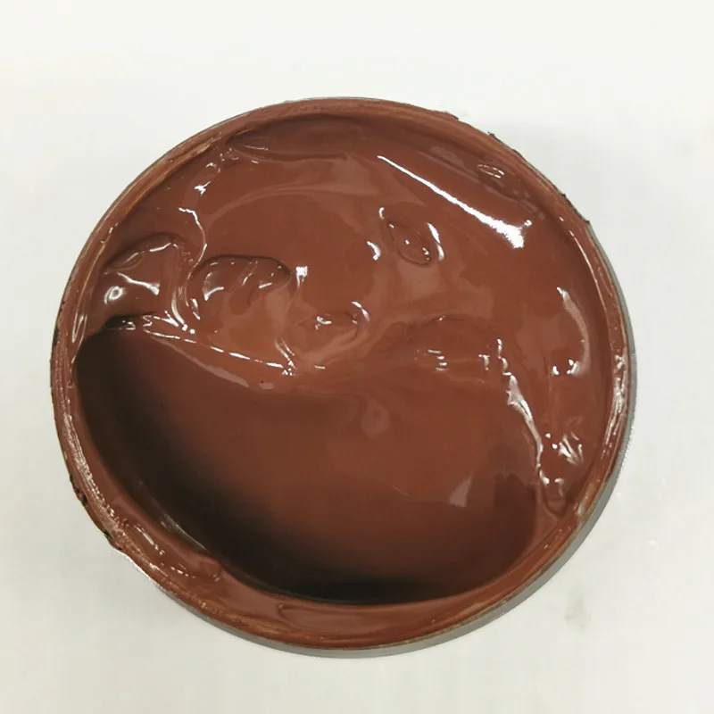 Восстановленные кожаные туфли 35 мл с коричневым покрытием изменение