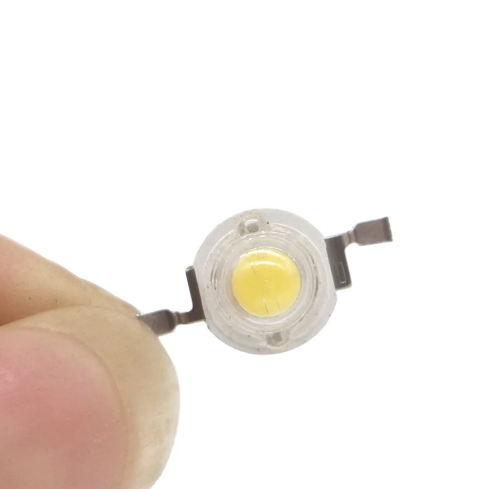 100 шт. 1 Вт 3 высокомощный чип теплый белый RGB УФ свет излучатель светодиодные лампы