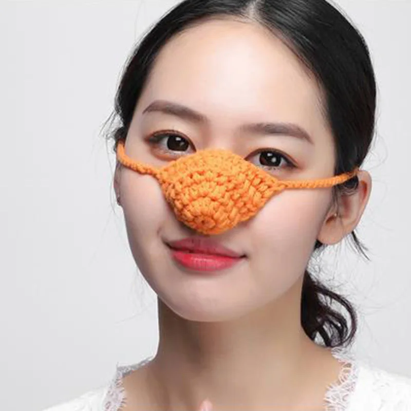 Индивидуальная шерстяная защитная маска для носа теплые дышащие мужские и