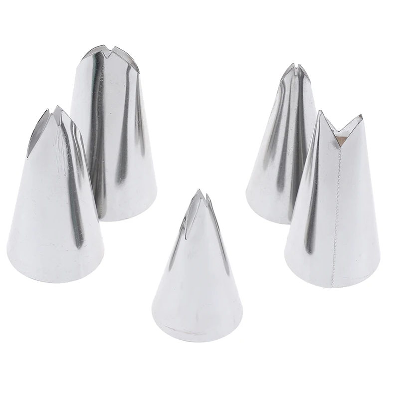 5 шт. набор листьев сопла из нержавеющей стали глазурь трубопроводы Кондитерские