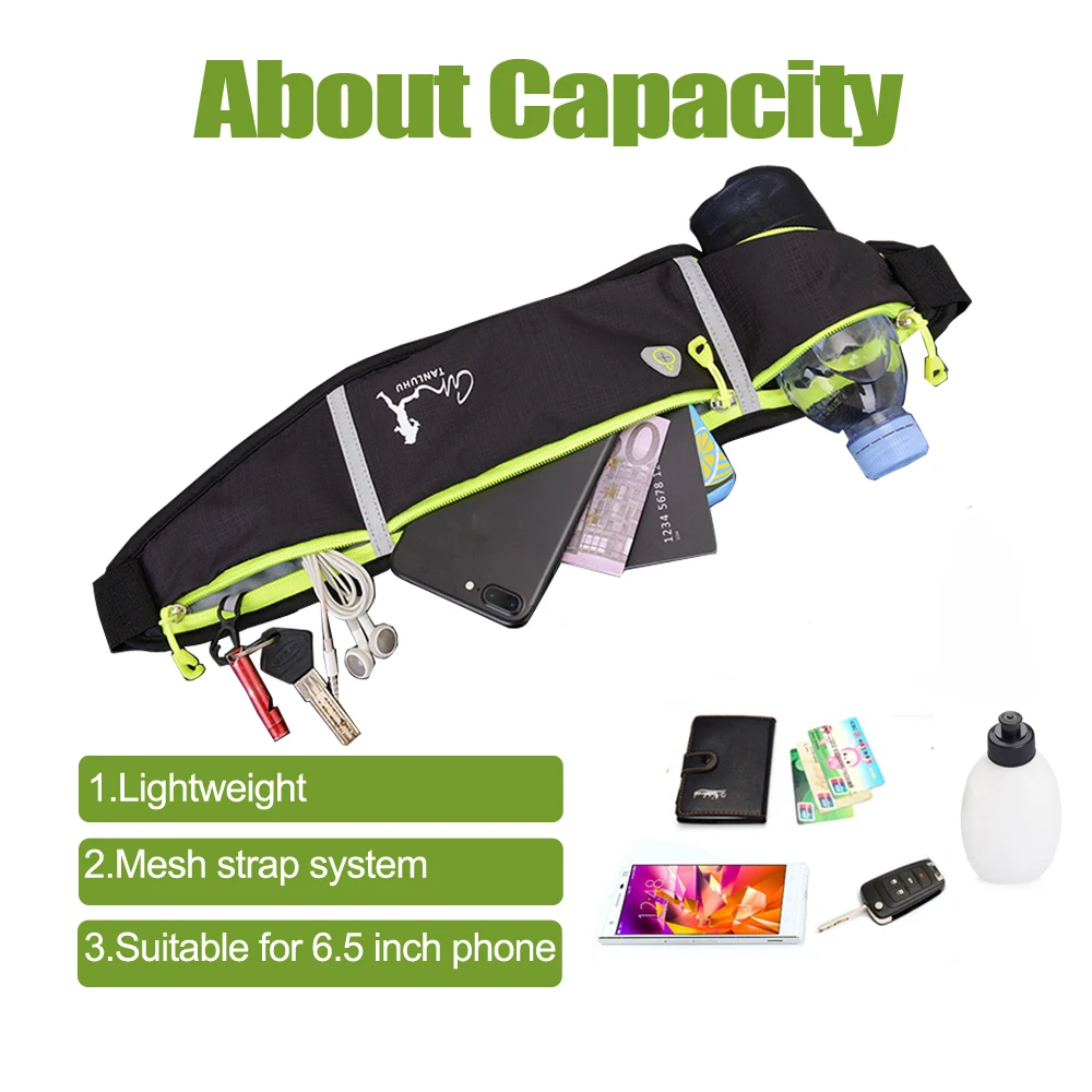 Waist Bag Belt Running Sports Portable Gym Hold Water Cycling Phone bag Waterproof Women | Спорт и развлечения