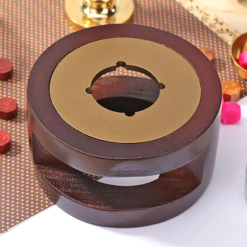 Wooden Wax Warmer Melting Heater Sticks Beads Glue Furnace Tools Hexagon Stove Pot Fire Paint Stamp Tool | Дом и сад