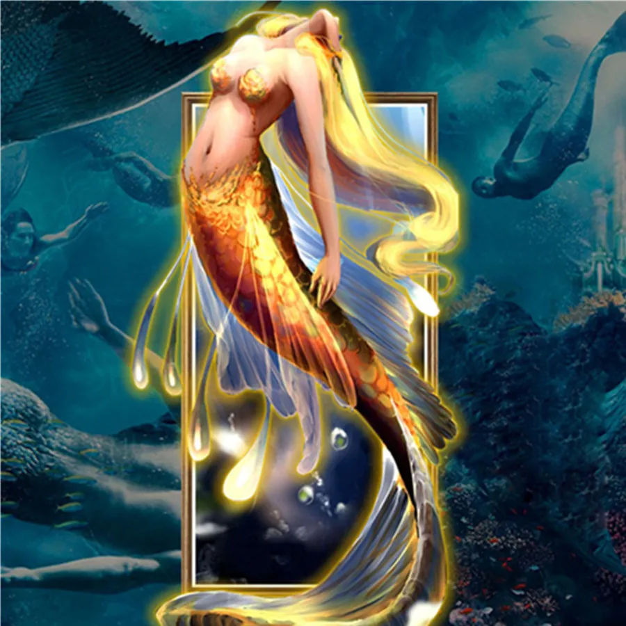 

5D/3D Алмазная живопись «сделай сам», Русалка/красивая девушка, полная вышивка крестиком, алмазная вышивка, мозаичные картины, алмазная ручна...