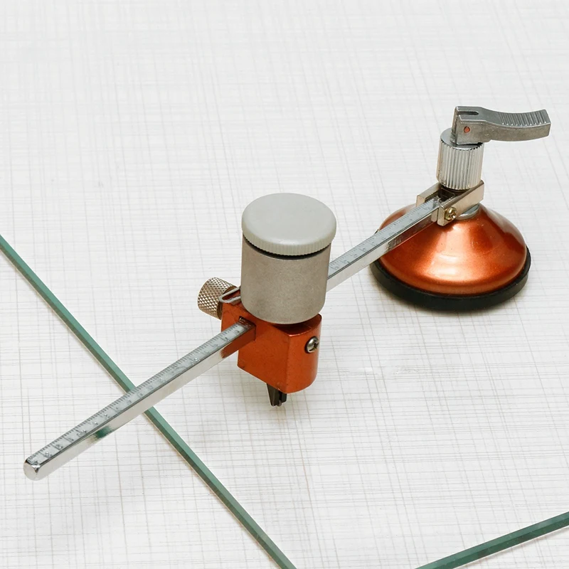 40 см диаметр стеклянный круглый резак с присоской отверстие резки стекла |