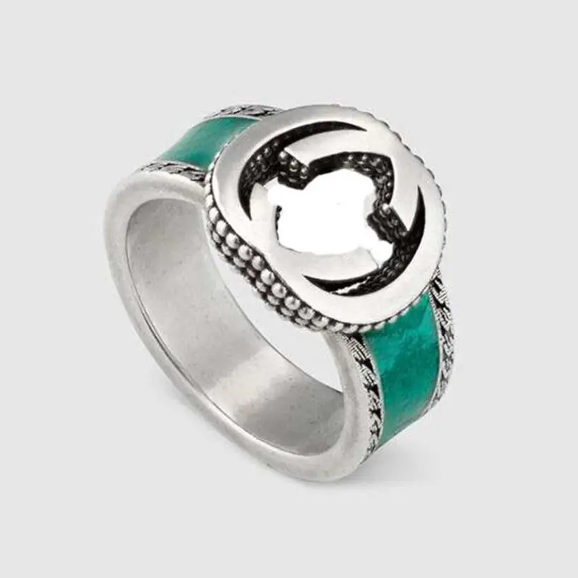 

925 sterling silver hip-hop ring men and women for Christmas
