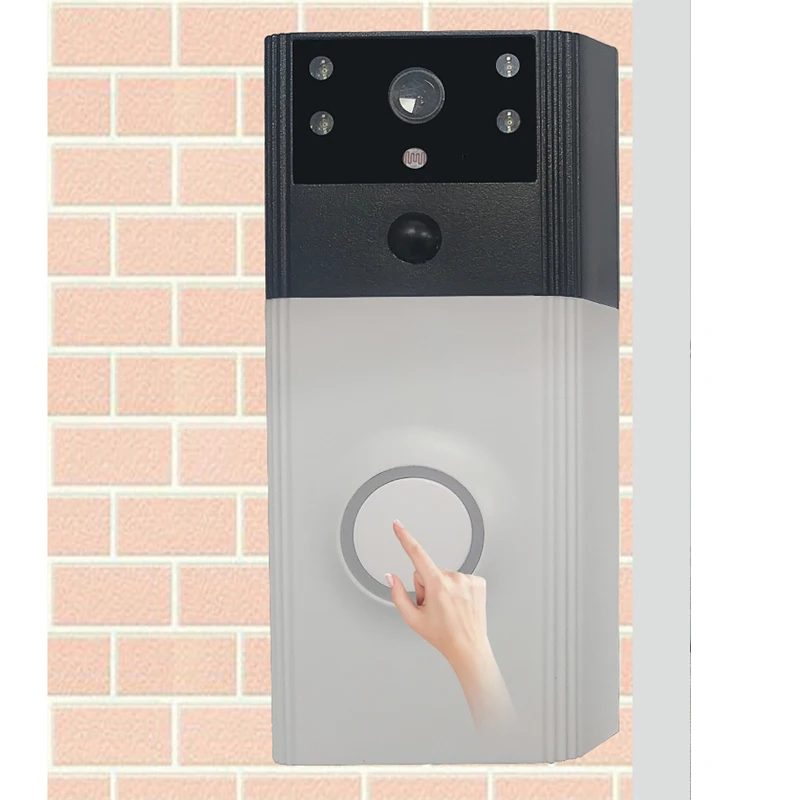 Накопительная Беспроводной WI FI дверной звонок видео PIR сигнализация обнаружения