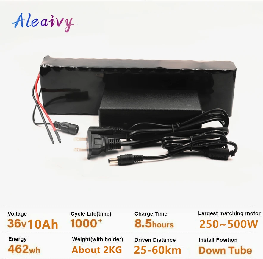 Аккумуляторная батарея Aleaivy 36 В 10 Ач 10S3P 18650|Батарея для электровелосипедов| |