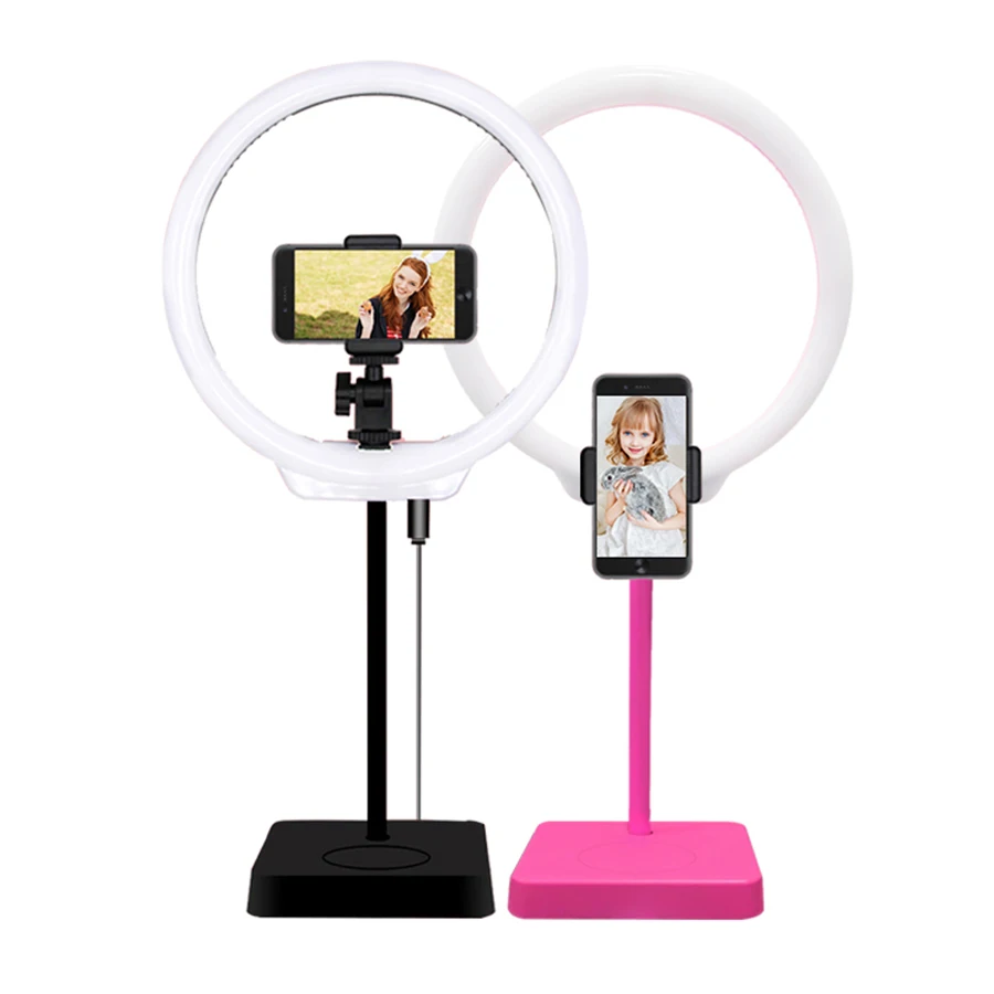 MAMEN 10 дюймов светодиодный кольцевой светильник для селфи камера фото фотостудия