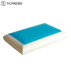 Подушка с эффектом памяти YOMDID, подушка для шеи из пены, белая гелевая Подушка для кровати, синие охлаждающие подушки для сна, дорожная подушка для снятия усталости шеи