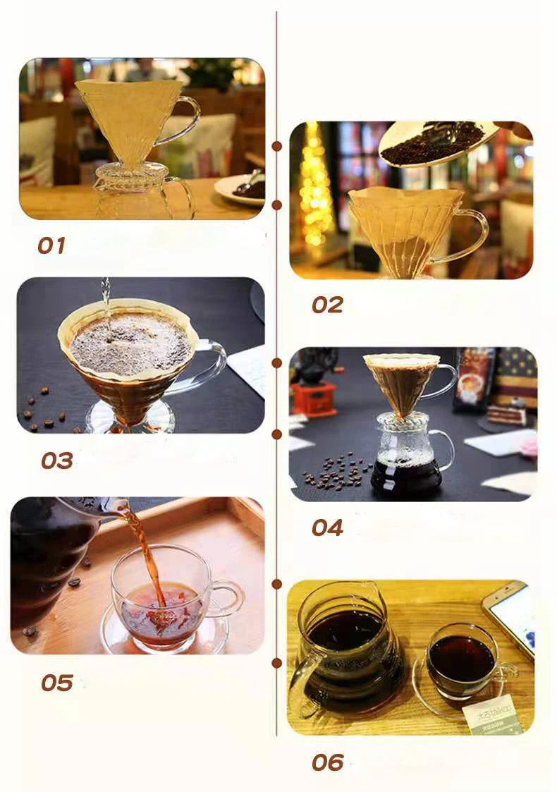V60 фильтр для кофе стеклянный кофейник 600 мл с крышкой портафильтр постоянный фильтр для кофеварки гейзер капельница капельная чайник espress