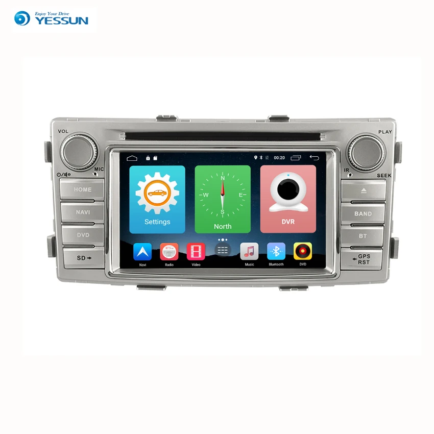 Yessun для Toyota Hilux 2007 ~ 2017 Android автомобильный навигатор GPS Аудио Видео радио