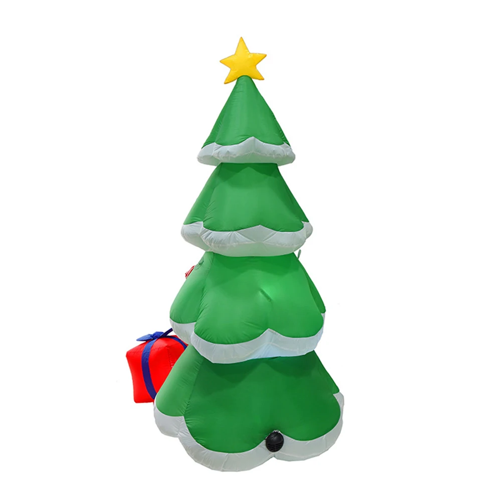 

1.8M Garden Christmas Snowman LED Inflatable Model Snowman Doll Cover Christmas Candy Tree Decor Dressing Supplies with Blower
