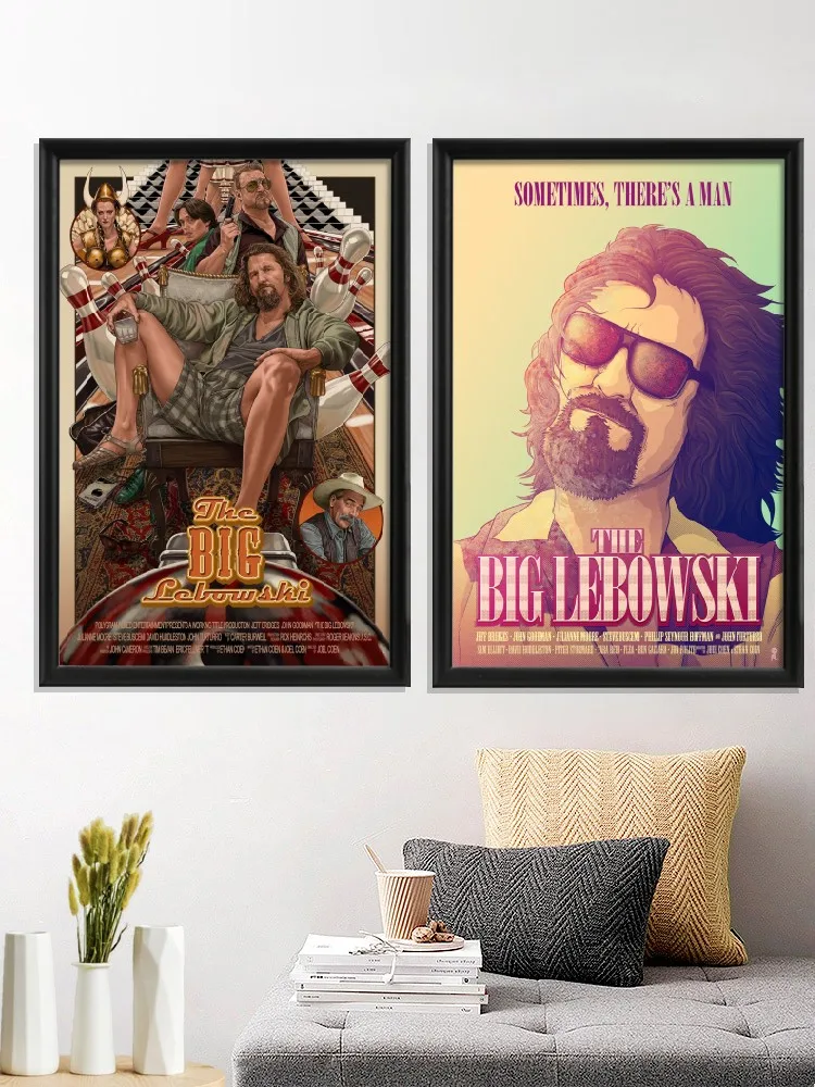 

Большой плакат Lebowski из фильма ИСКУССТВО ШЕЛК женский подарок Декор для дома