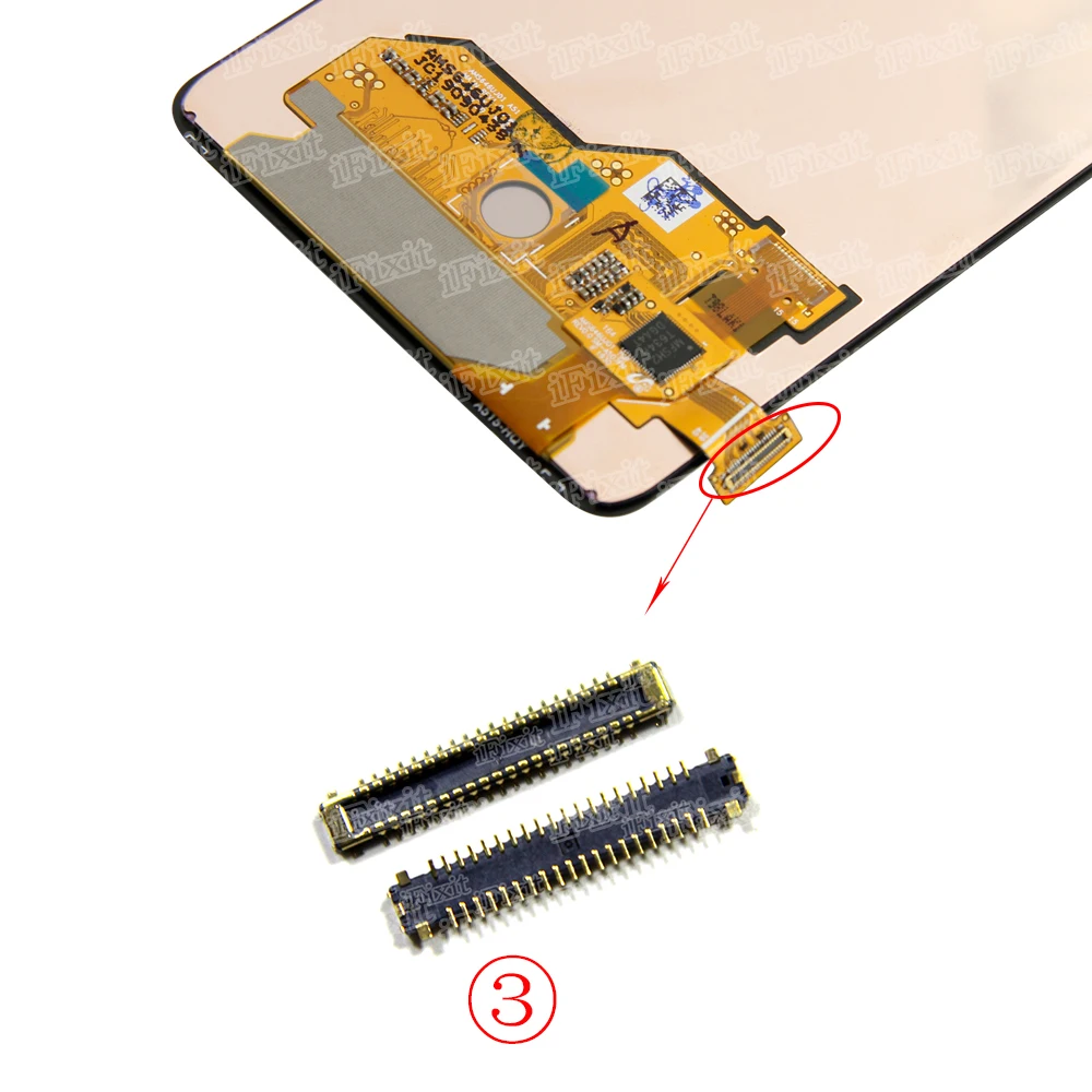 2/10 шт. для Samsung A51 A515 A515F 40PIN ЖК-дисплей FPC разъем/78PIN USB зарядное устройство