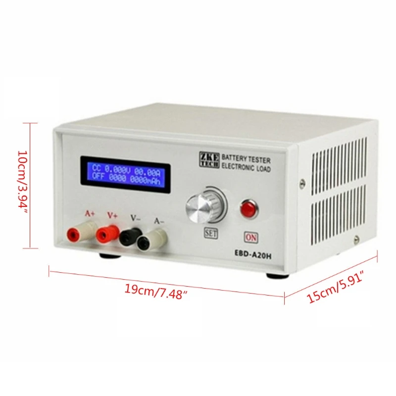 

EBD-A20H Electronic Load Battery Discharge Tester Professional Battery Capacity Tester Power Supply 30V 20A 200W