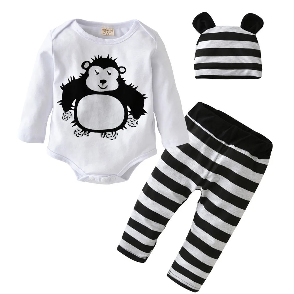 Новинка осени 2020 комплект одежды для маленьких мальчиков Модный хлопковый