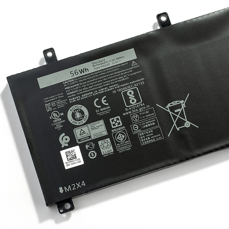 Новинка аккумулятор onwan для ноутбука DELL XPS 15 M5510 M5520 11 1 9550 9560 05041C 5D91C 6gtpy 4gvgh 9570 в 56 Втч