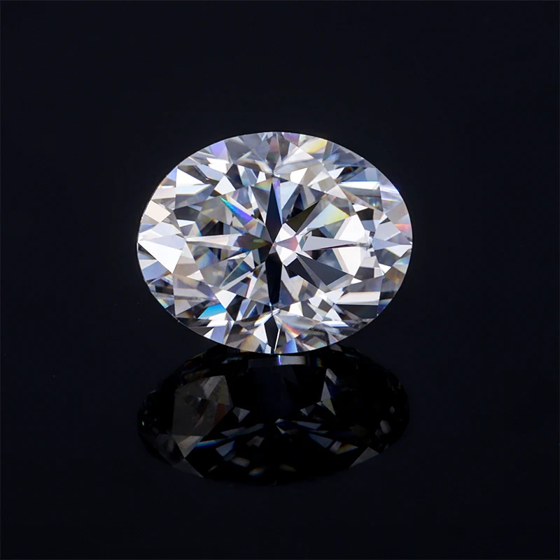 Овальная форма бриллиантовая огранка 5x7 мм-10x15 мм цвет белый чистота VVS свободная