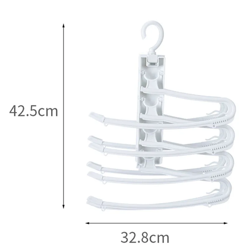 

Hanger Foldable Plastic Pants Racks Trousers Hanger Clothing Storage