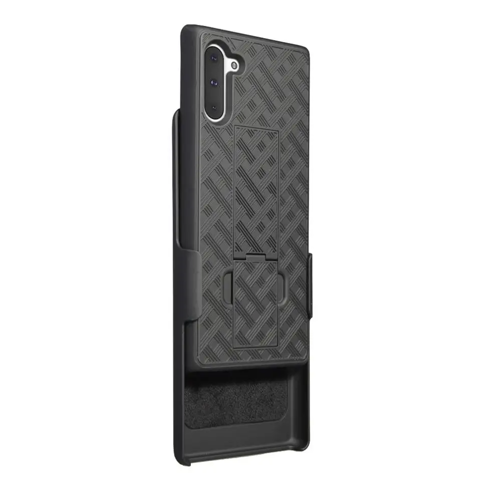 Note10+ Hard Shell Case Belt Clip Holster Coque on for Samsung Galaxy Note 10 Plus Black Slim PC Fundas Covers Protect Cases | Мобильные