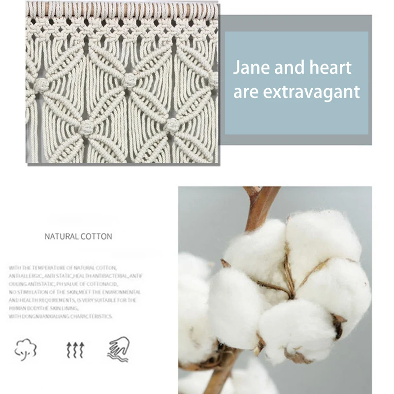 Гобелен из макраме настенные подвесные гобелены тканые обои в стиле бохо