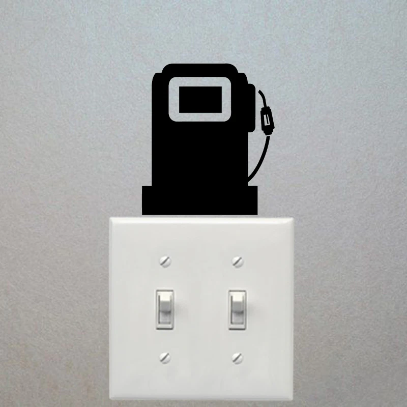 YJZT Забавный узор виниловые наклейки в виде Фотообоев c переводными картинками