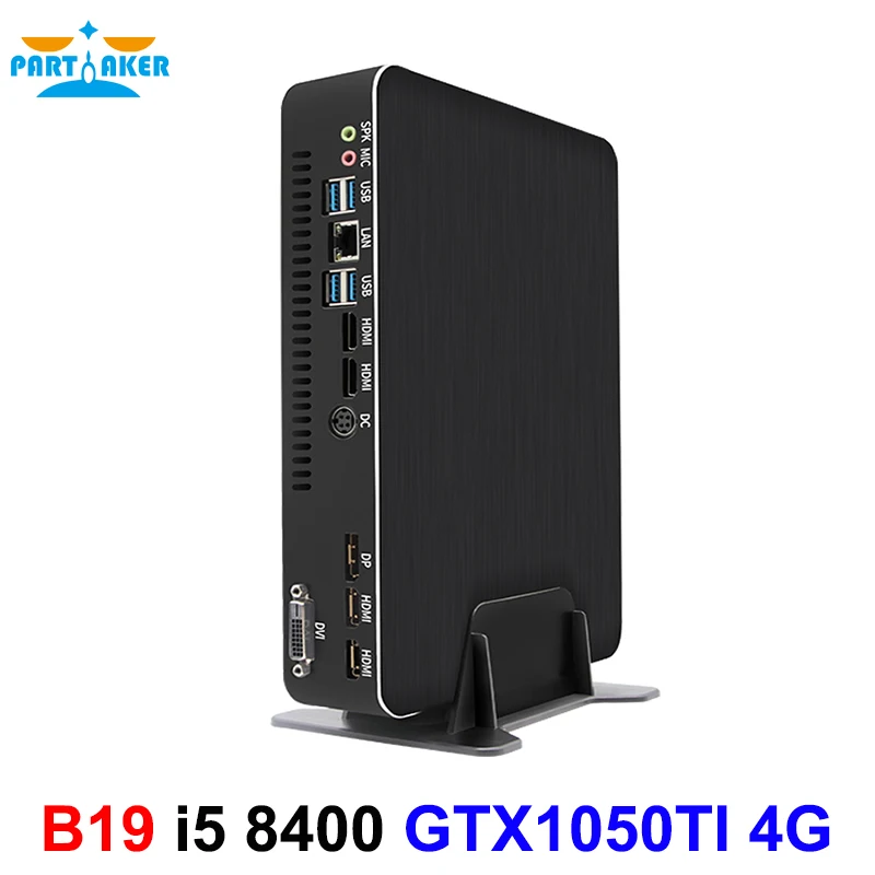 

Partaker i5 8400 GTX1050TI 4G Dedicated card DDR4 Mini PC Windows 10 Desktop Computer game pc linux intel HTPC 4K wifi bluetooth
