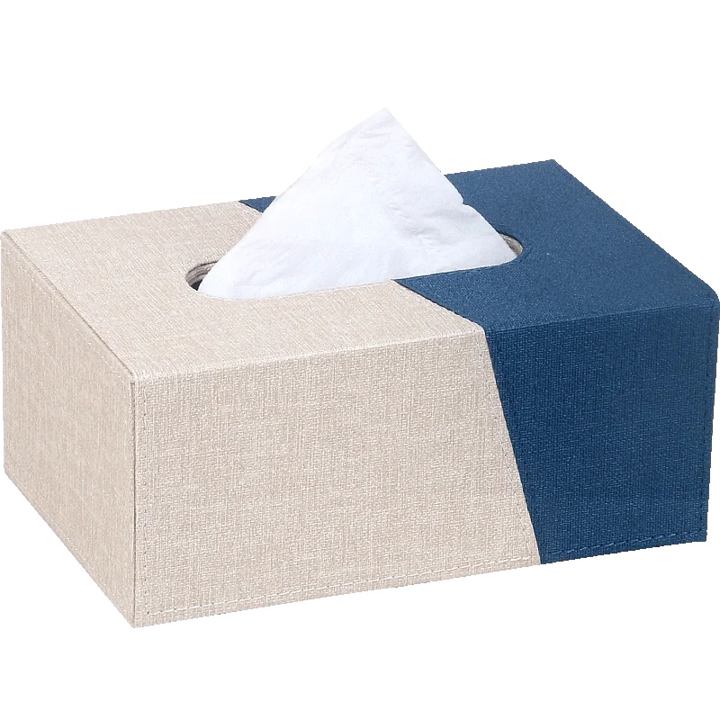 

Desktop Car Tissue Box Leather Creative Paper Napkin Modern Tissue Boxes Organizer Nordic Boite A Mouchoirs Storage Box EA60ZJ