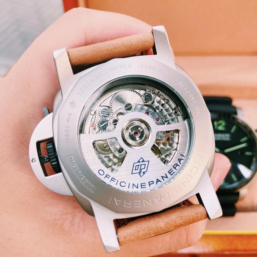 

Panerai Luminor watch men's skeleton automatic mechanical AAA watch gold skeleton retro men's women watch quartz watch